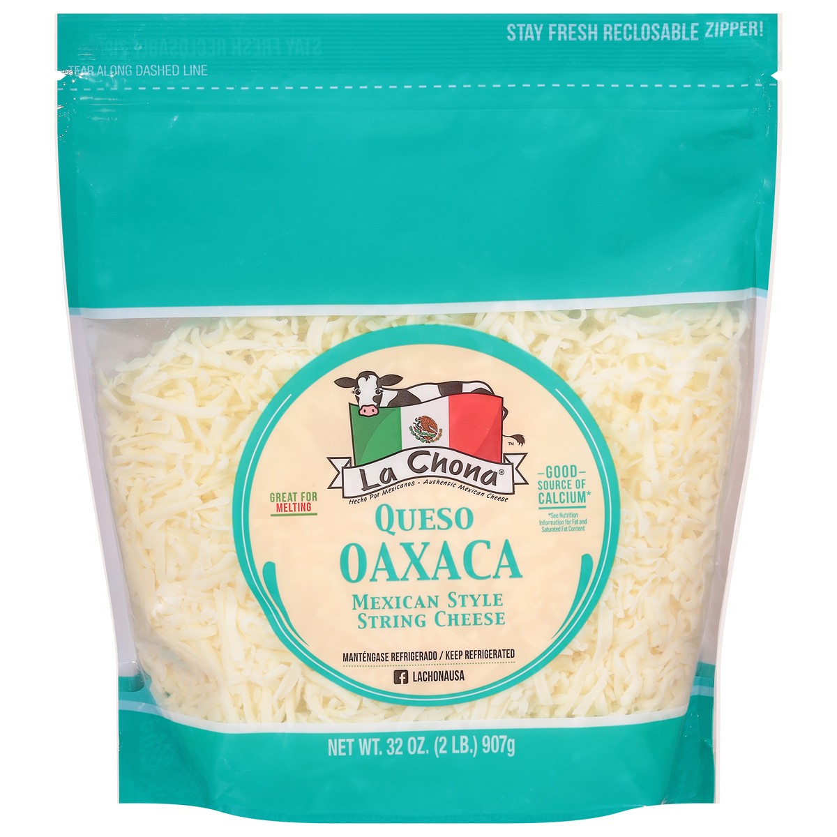 slide 3 of 13, La Chona Mexican Style Melting Cheese 32 oz, 32 oz