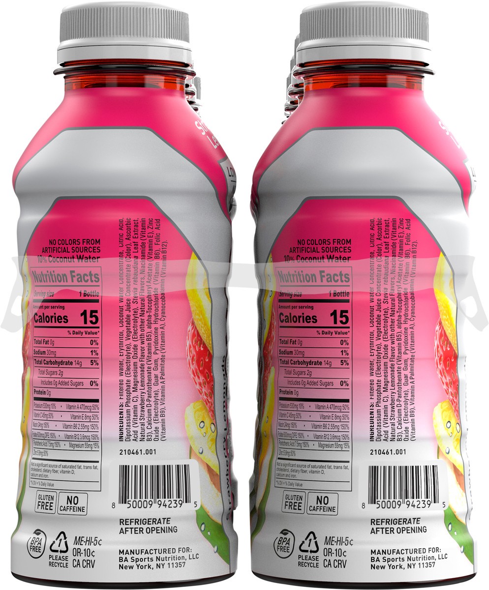 slide 5 of 8, BODYARMOR LYTE Sports Drink Strawberry Lemonade 12oz, 8ct, 8 ct; 12 oz