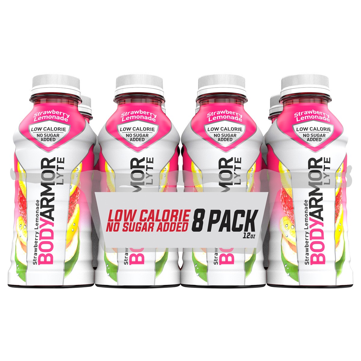 slide 6 of 8, BODYARMOR LYTE Sports Drink Strawberry Lemonade 12oz, 8ct, 8 ct; 12 oz
