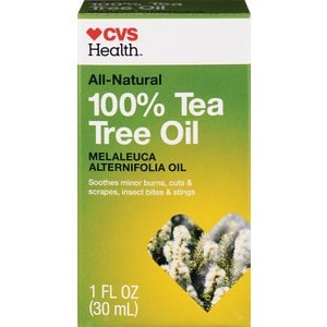 slide 1 of 1, CVS Health All-Natural 100% Tea Tree Oil, 1 fl oz