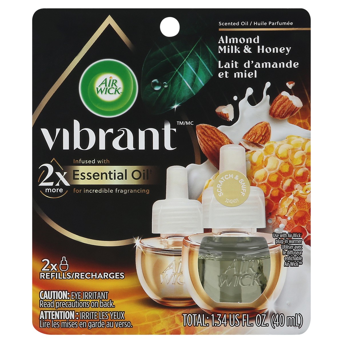 slide 7 of 11, Air Wick Vibrant Sweet Vanilla & Shea Butter Scented Oil Refills 2 ea, 2 ct