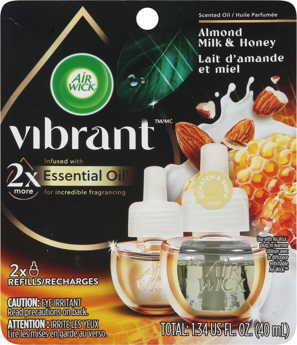 slide 6 of 11, Air Wick Vibrant Sweet Vanilla & Shea Butter Scented Oil Refills 2 ea, 2 ct