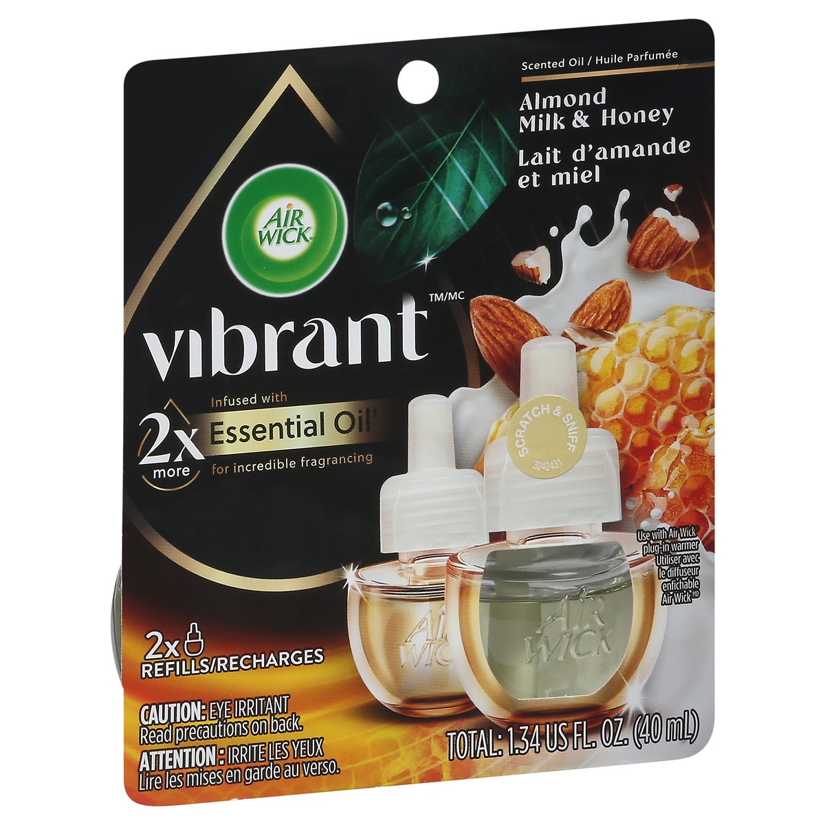 slide 11 of 11, Air Wick Vibrant Sweet Vanilla & Shea Butter Scented Oil Refills 2 ea, 2 ct