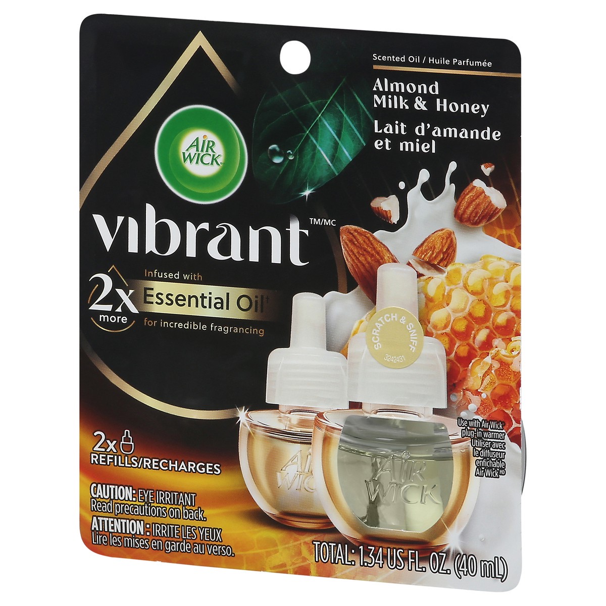 slide 4 of 11, Air Wick Vibrant Sweet Vanilla & Shea Butter Scented Oil Refills 2 ea, 2 ct