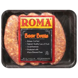 Roma Beer Brats 16 oz