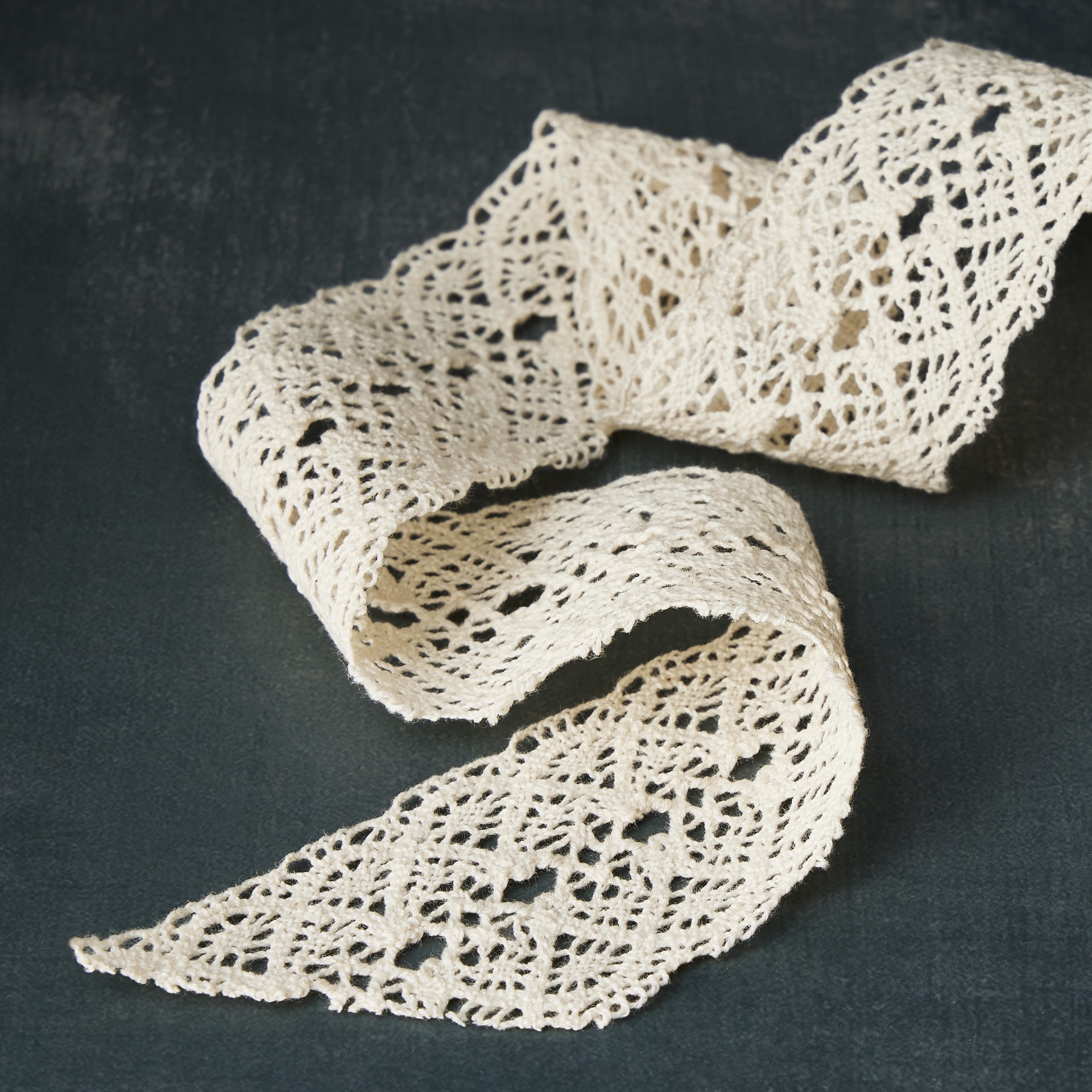 slide 2 of 4, 1.75" X 3yd. Lace Crochet Ribbon By Celebrate It, 1.75 in x 3 yd