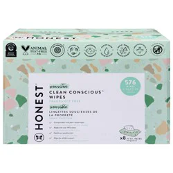 Honest Sensitive Fragrance Free Wipes 8 ea