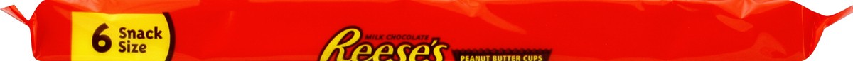 slide 4 of 5, Reese's Peanut Butter Cups Snack Size 6-Pack Of 0.55Oz Cups, 1 ct