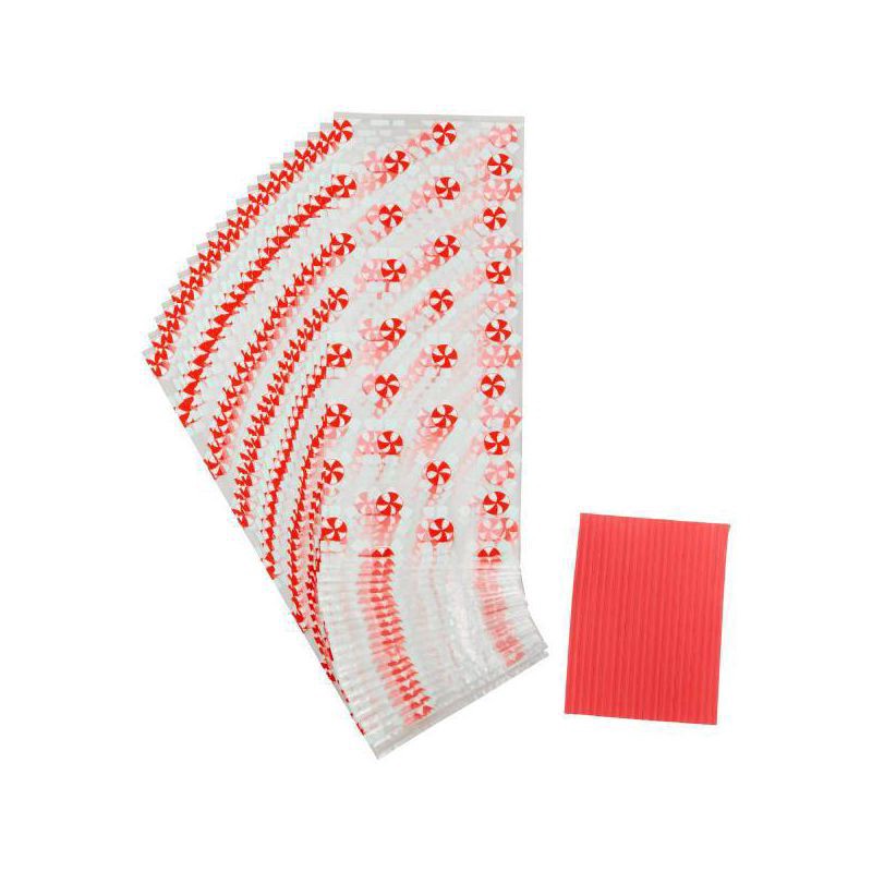 slide 2 of 3, Wilton Candy Swirl Holiday Treat Bags, 1 ct