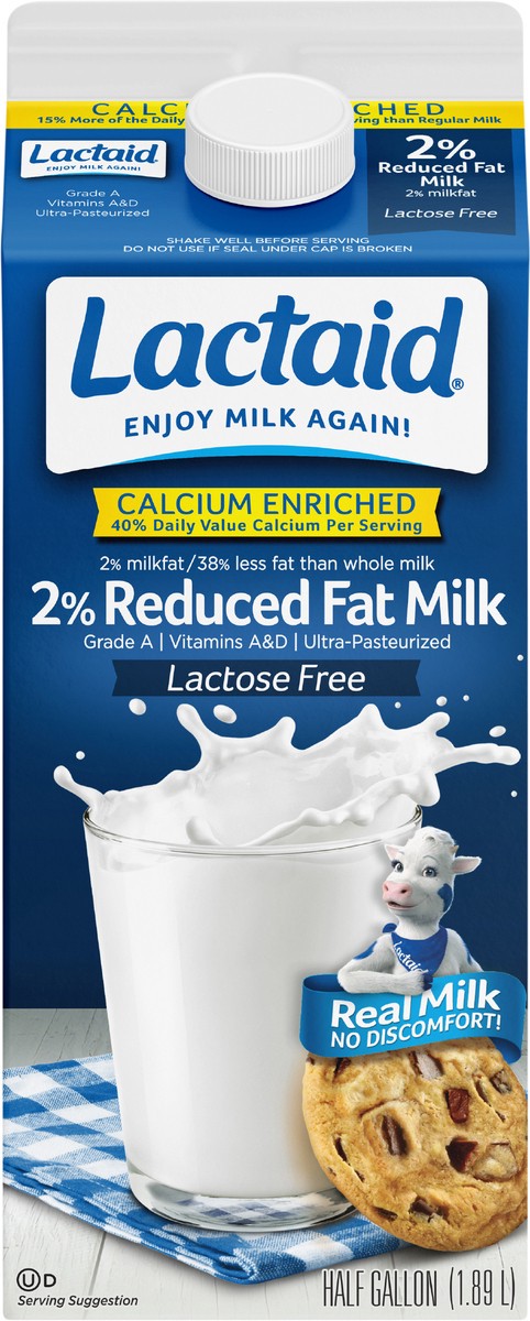slide 14 of 15, Lactaid 2% Reduced Fat Milk, Calcium Enriched, 64 oz, 64 oz