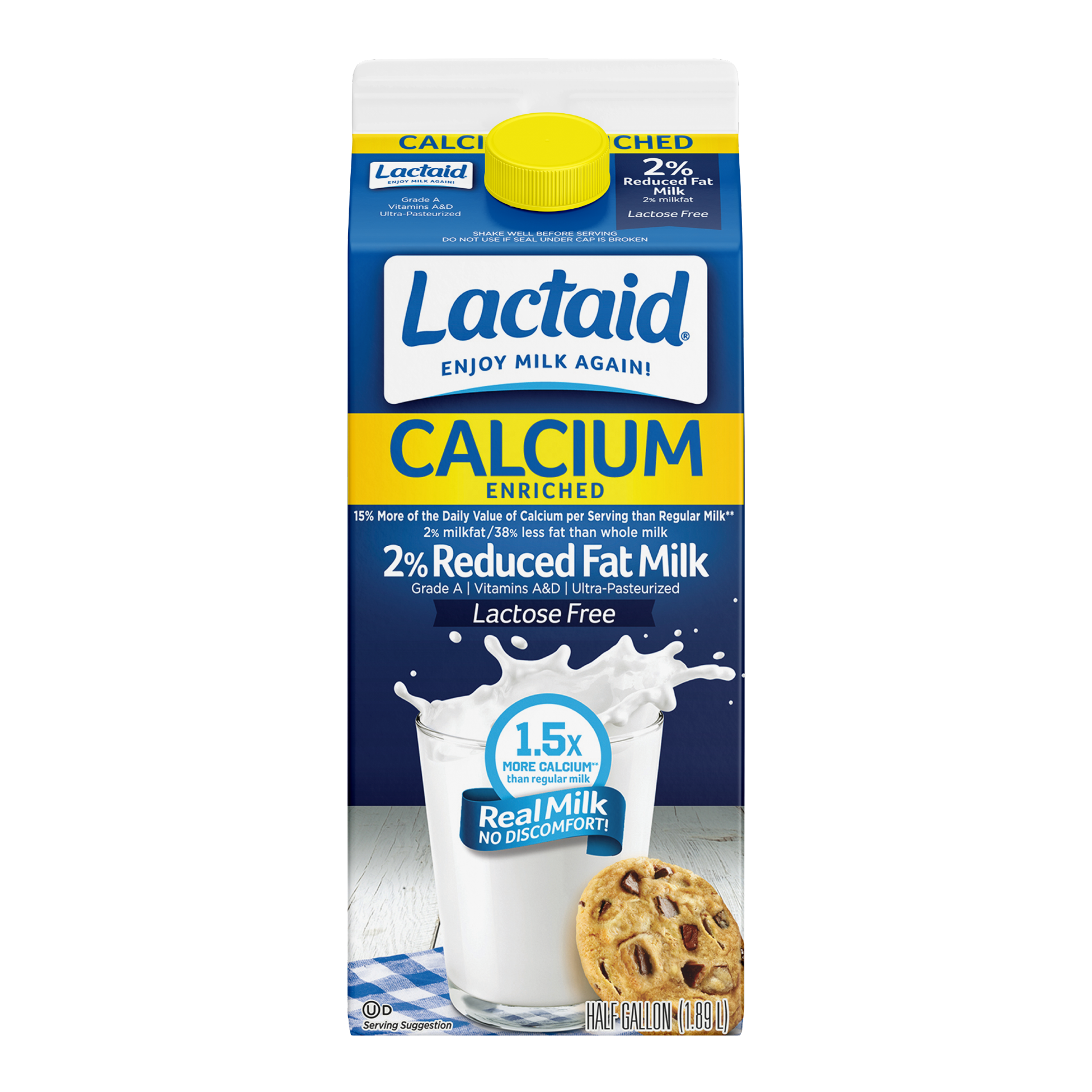 slide 1 of 15, Lactaid 2% Reduced Fat Milk, Calcium Enriched, 64 oz, 64 oz