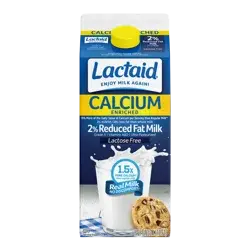 Lactaid 2% Reduced Fat Milk, Calcium Enriched, 64 oz