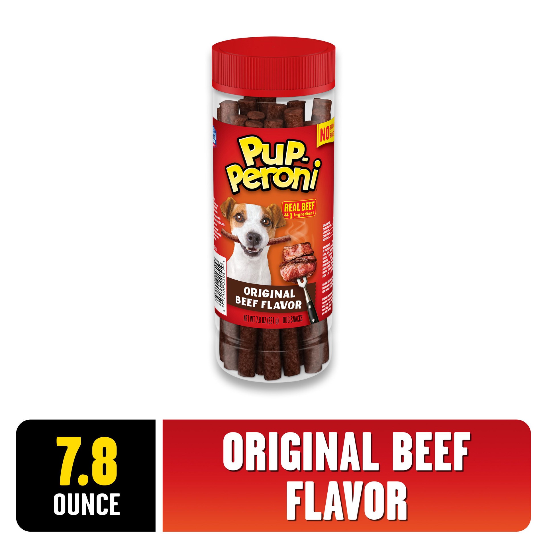 slide 7 of 8, Pup-Peroni Original Beef Flavor Dog Snacks, 7.8 oz