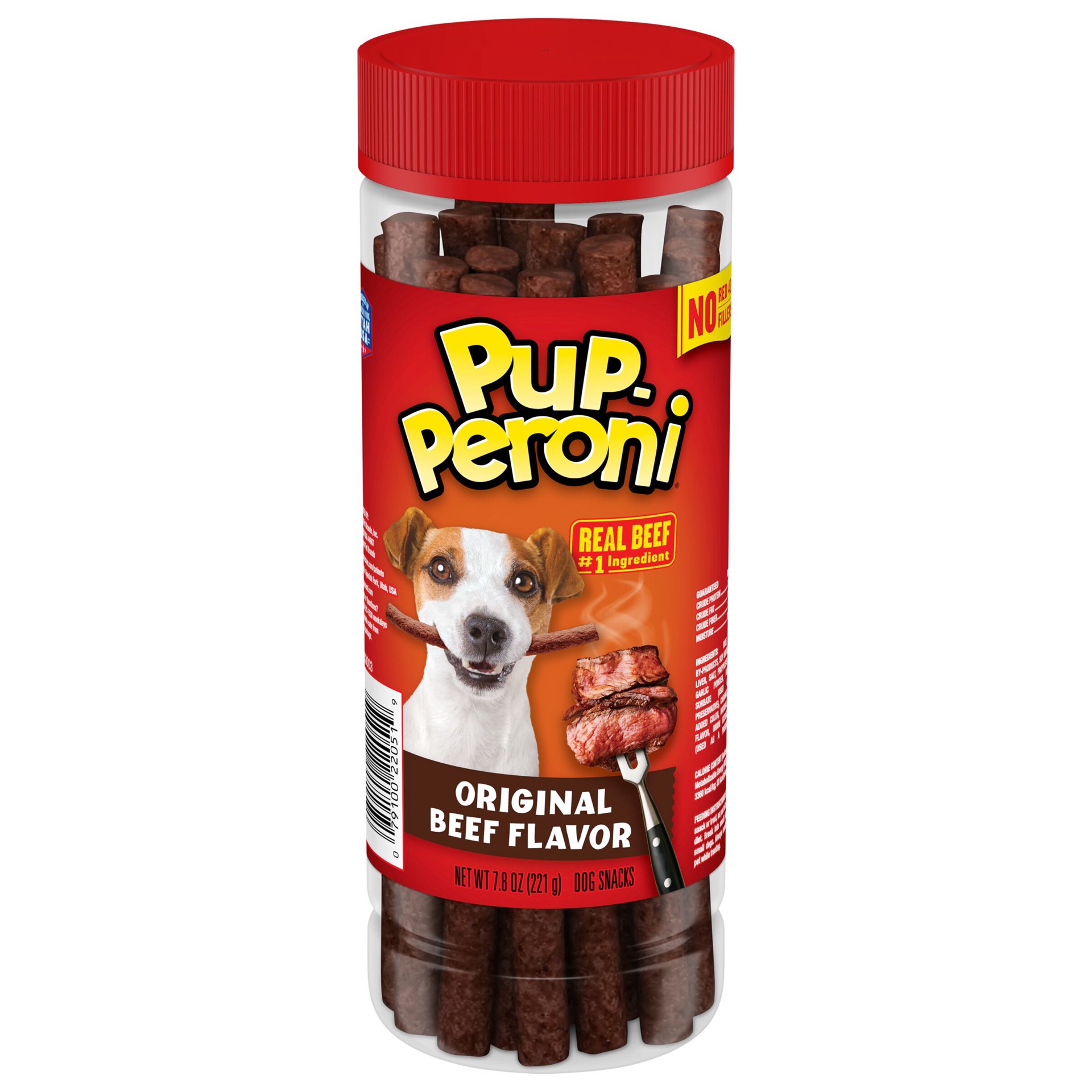 slide 1 of 8, Pup-Peroni Original Beef Flavor Dog Snacks, 7.8 oz