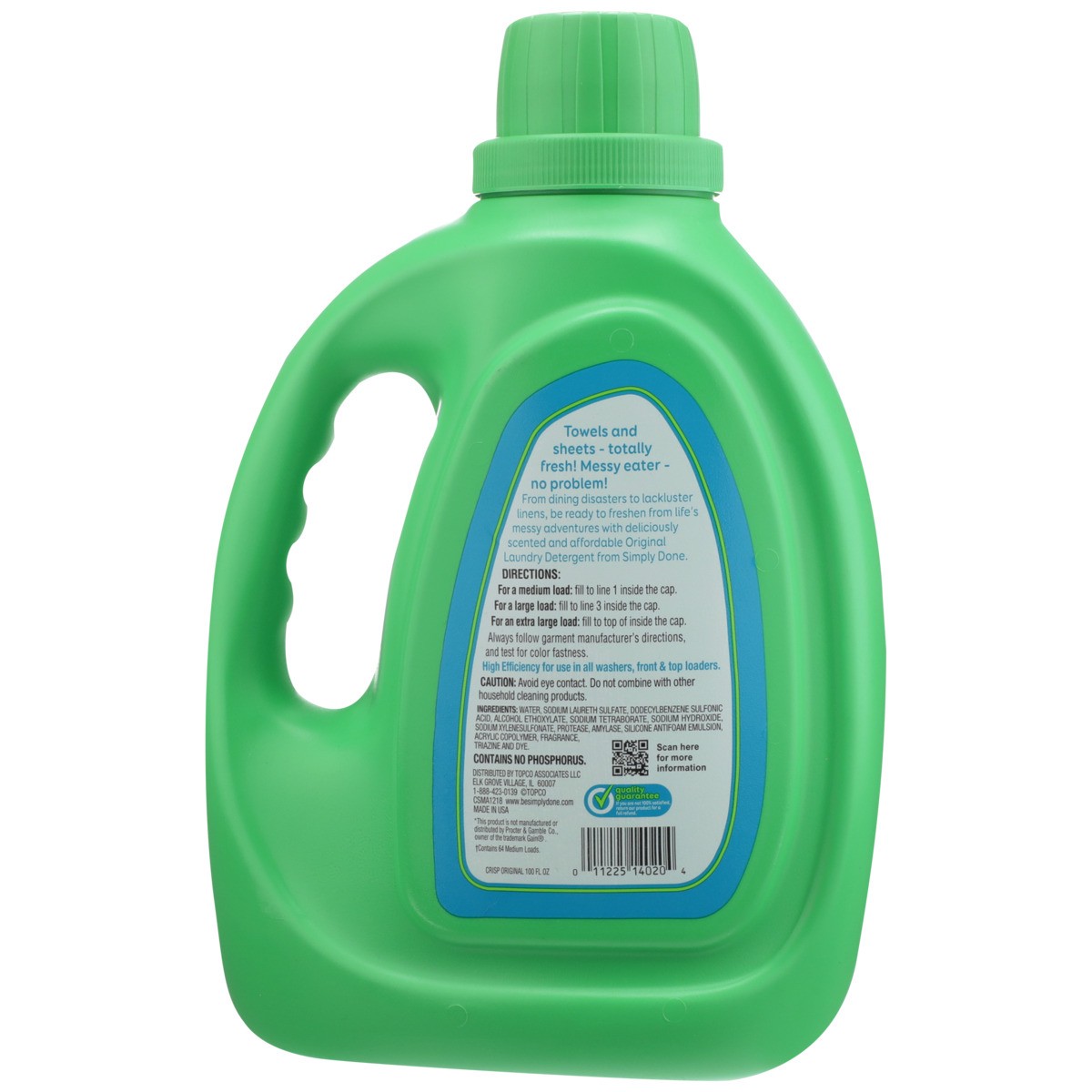 slide 3 of 8, Simply Done Original Ultra Fresh Crisp Scent Laundry Detergent 100 fl oz, 100 fl oz