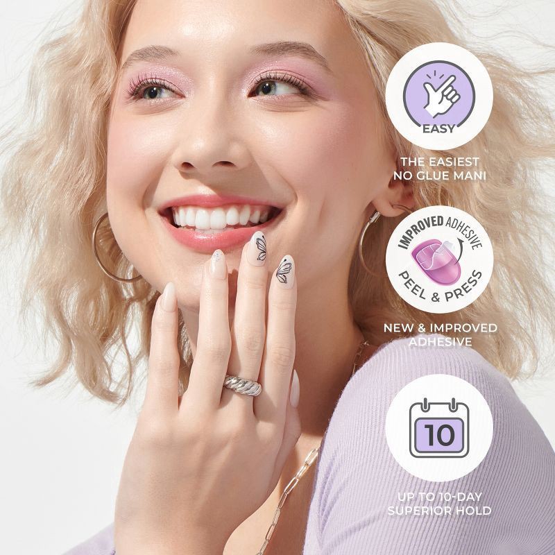 slide 11 of 11, KISS NAIL Ks Impress Nails, Magic Hour, 1 ct