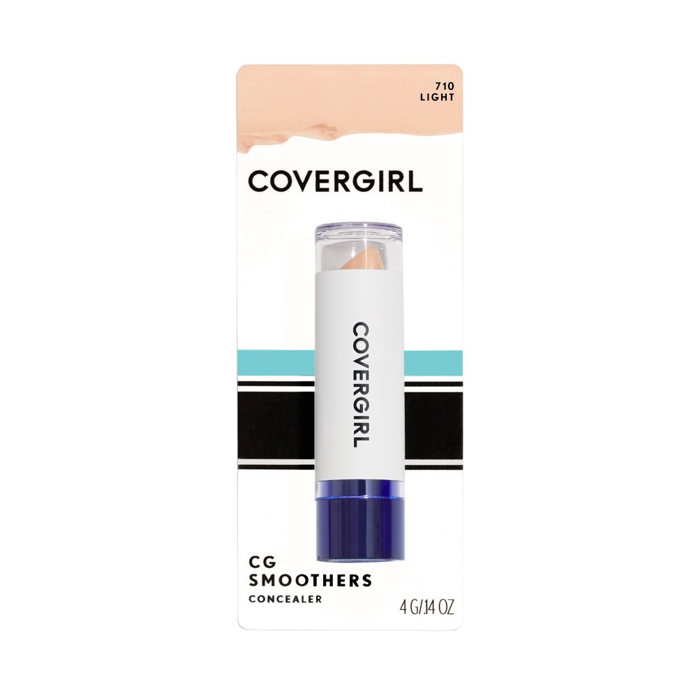 slide 4 of 4, COTY COVERGIRL COVERGIRL Smoothers Moisturizing Concealer Stick, Light 710, 0.14 oz (4 g), 1 ct