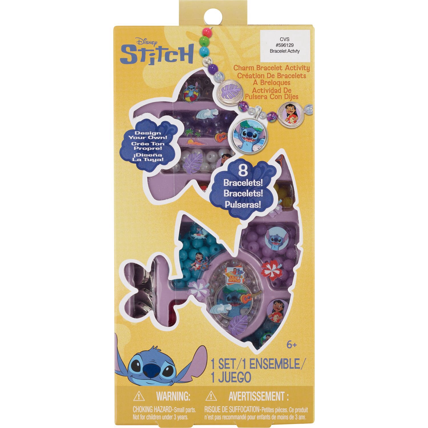 slide 1 of 1, DISNEY Stitch Charm Bracelet Activity, 1 ct