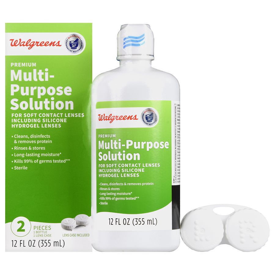slide 1 of 5, Walgreens Premium Multi-Purpose Solution, 12 fl oz