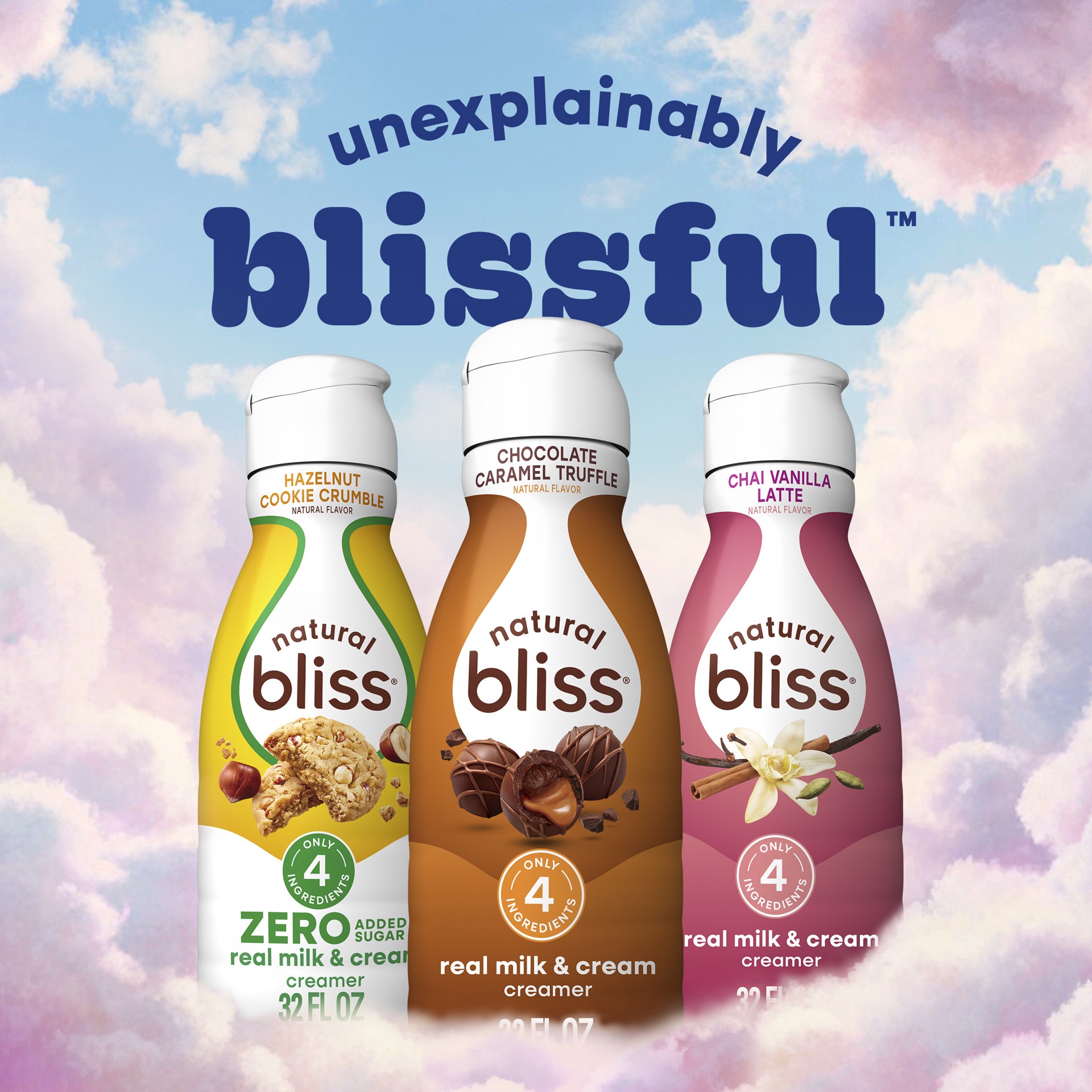 slide 7 of 7, "nat Bliss Choc Crml Crmr", 32 inoz in