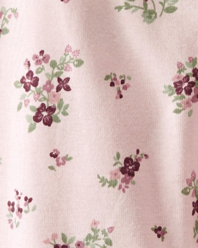 slide 3 of 3, Littleplanet Baby Organic Cotton Sleep & Play in Wildberry Bouquet Perfect Pink NB, 1 ct