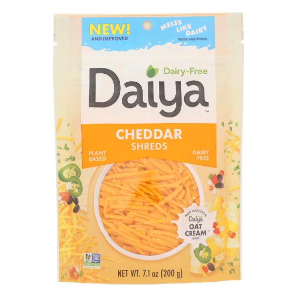 slide 1 of 13, Daiya Dairy Free Cheddar Cheese Shreds - 7.1 oz, 7.1 oz