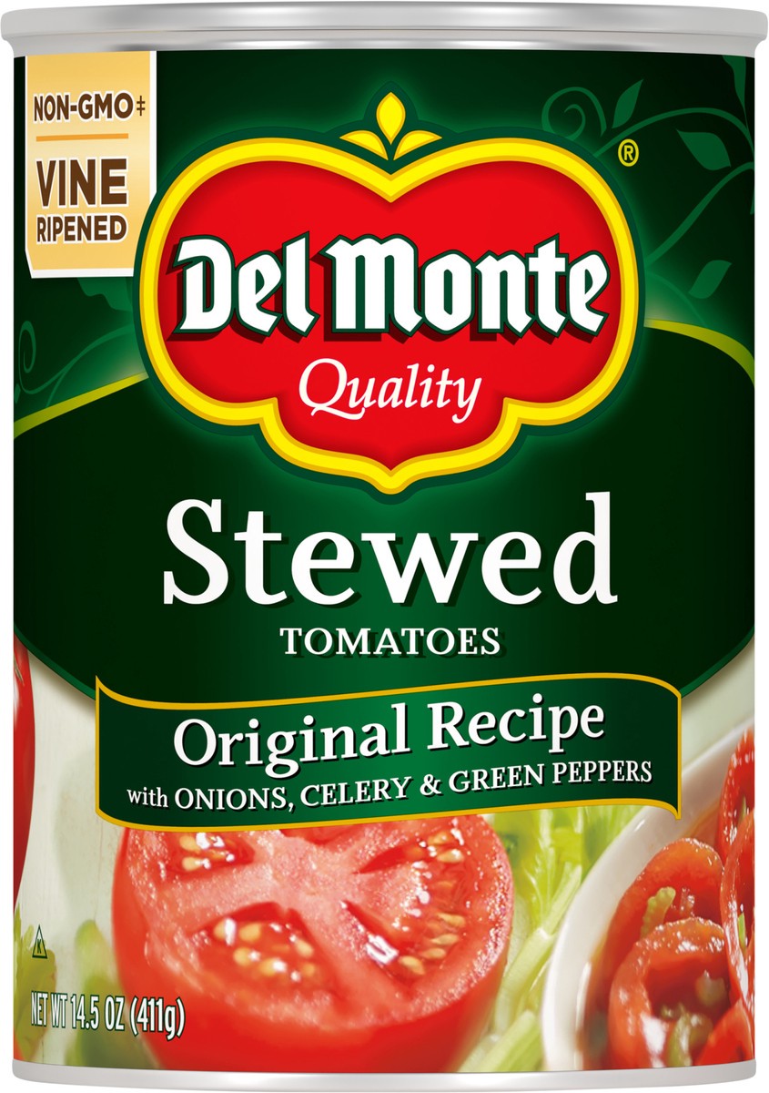 slide 2 of 11, Del Monte Stewed Original Recipe Tomatoes 14.5 oz Can, 14.5 oz