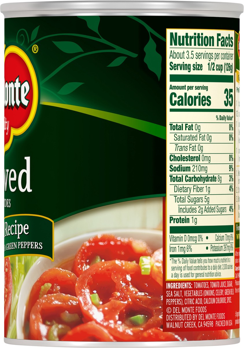 slide 7 of 11, Del Monte Stewed Original Recipe Tomatoes 14.5 oz Can, 14.5 oz