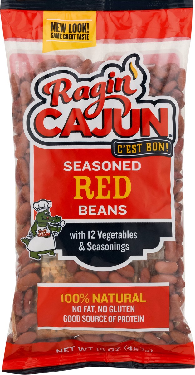 slide 5 of 9, Ragin' Cajun Fixin's CajunStyle Red Beans - 16oz, 16 oz