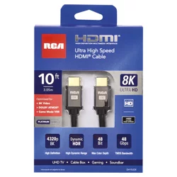 RCA 8K Ultra High-Speed HDMI Cable 10 ft