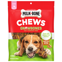 slide 3 of 21, Milk-Bone Big Heart Pet Brands Milk Bones Gnaw Mini Peanut Butter, 10.2 oz