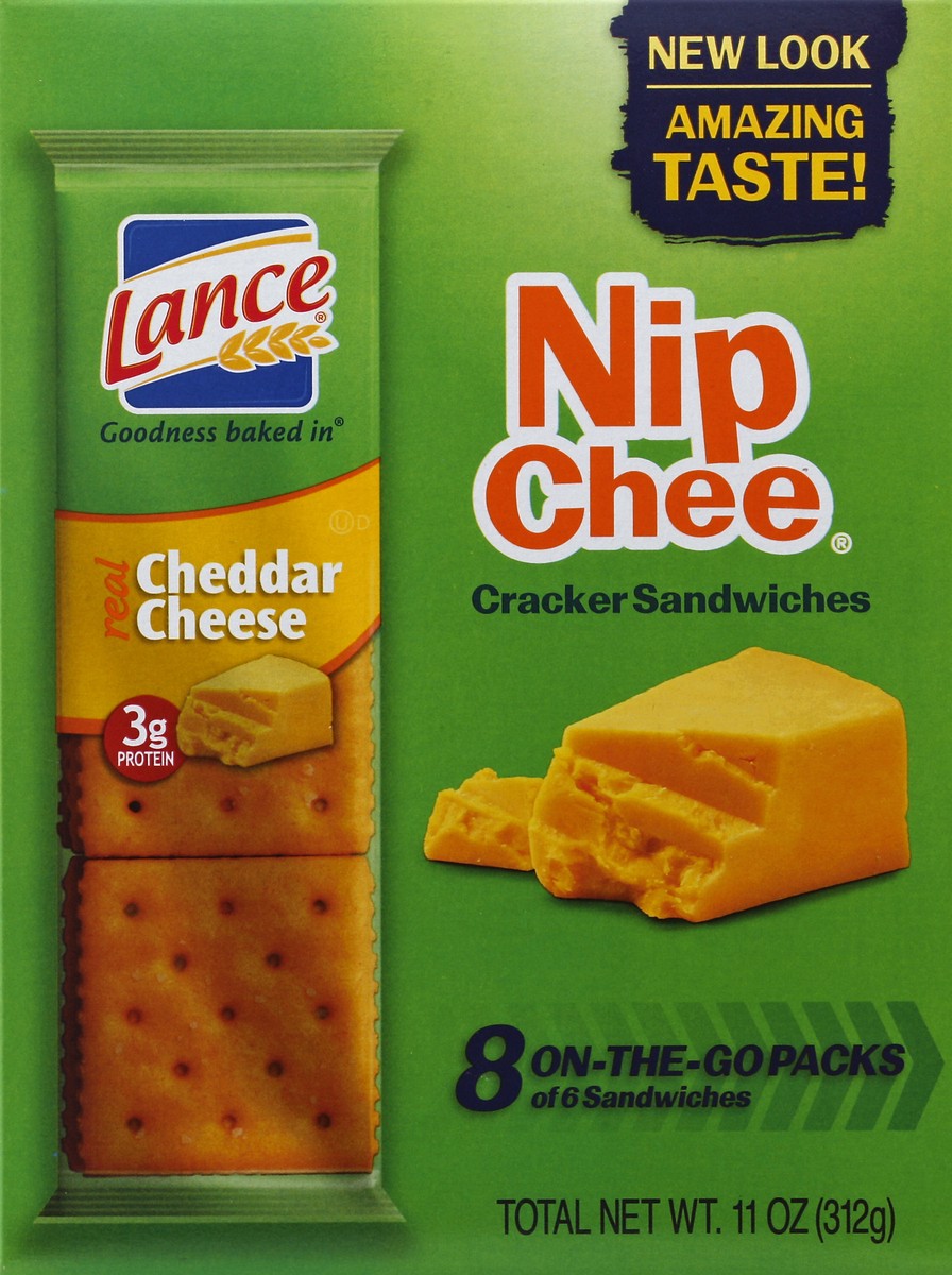 slide 3 of 5, Lance Nip Chee Cracker, 8 ct