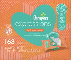 Pampers Expressions Fresh Bloom Baby Wipes