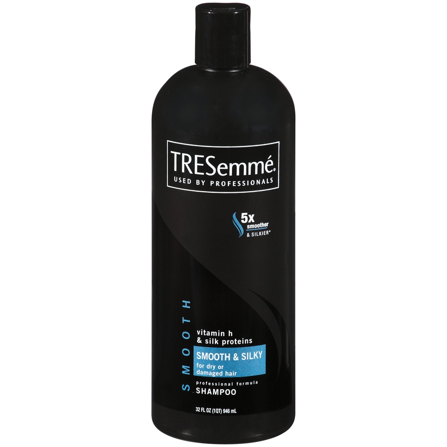 slide 1 of 1, TRESemmé Smooth & Silky Touchable Softness Shampoo For Dry Or Brittle Hair, 32 oz