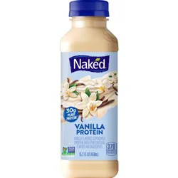 Naked Vanilla Protein Almondmilk Smoothie Vanilla Flavored 15.2 Fl Oz Bottle