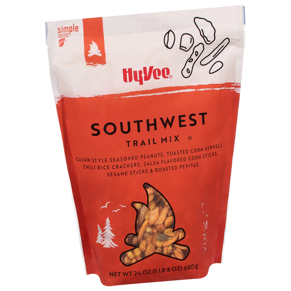 slide 1 of 1, Hy-Vee Southwest Trail Mix, 24 oz