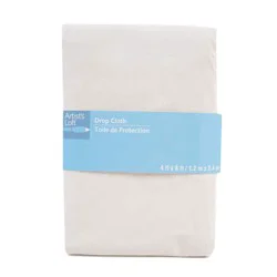 Artist's Loft White Drop Cloth, 4 ft x 8 ft