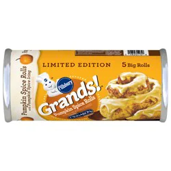 Pillsbury Grands! Limited Edition Pumpkin Spice Rolls with Pumpkin Spice Icing, 5 ct., 17.5 oz.