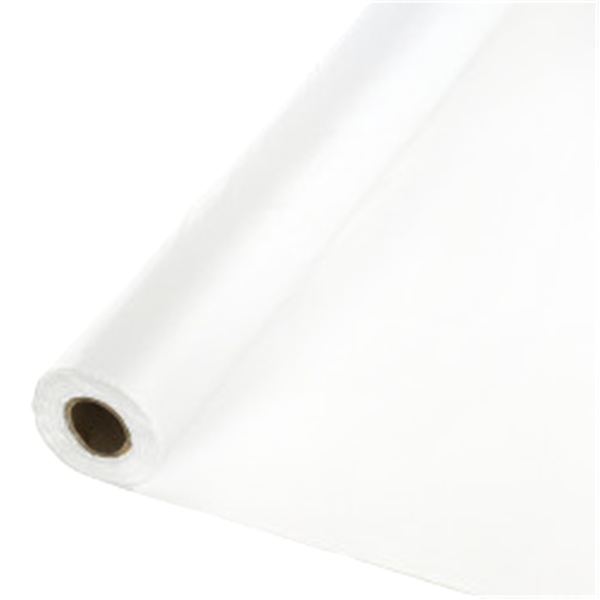 slide 1 of 1, White Table Cover Roll, 1 ct