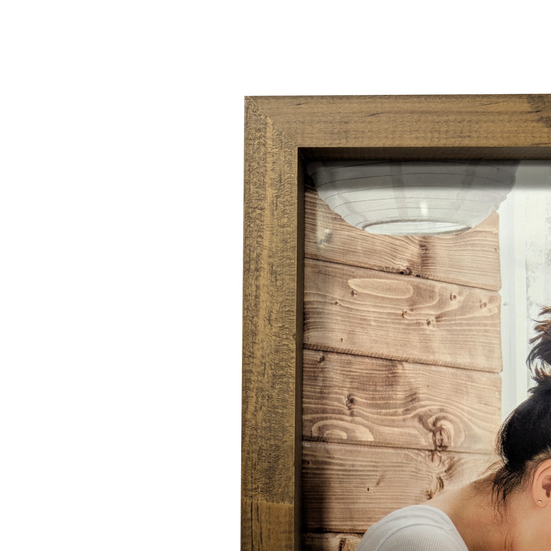 slide 2 of 6, Expressions Brown Linear Wood Frame By Studio Decor, 8 in x 10 in