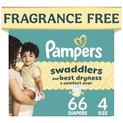 Pampers Swaddlers Active Baby Diaper Size 4 66 Count
