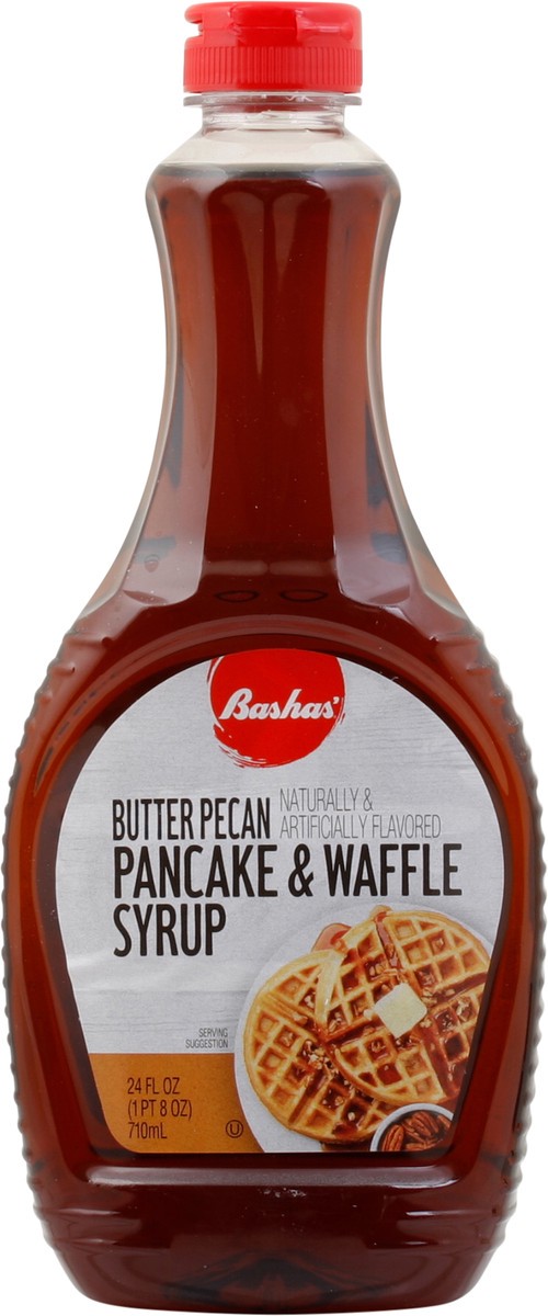 slide 2 of 14, Bashas Pancake Syrp Bttr Pecn, 24 oz