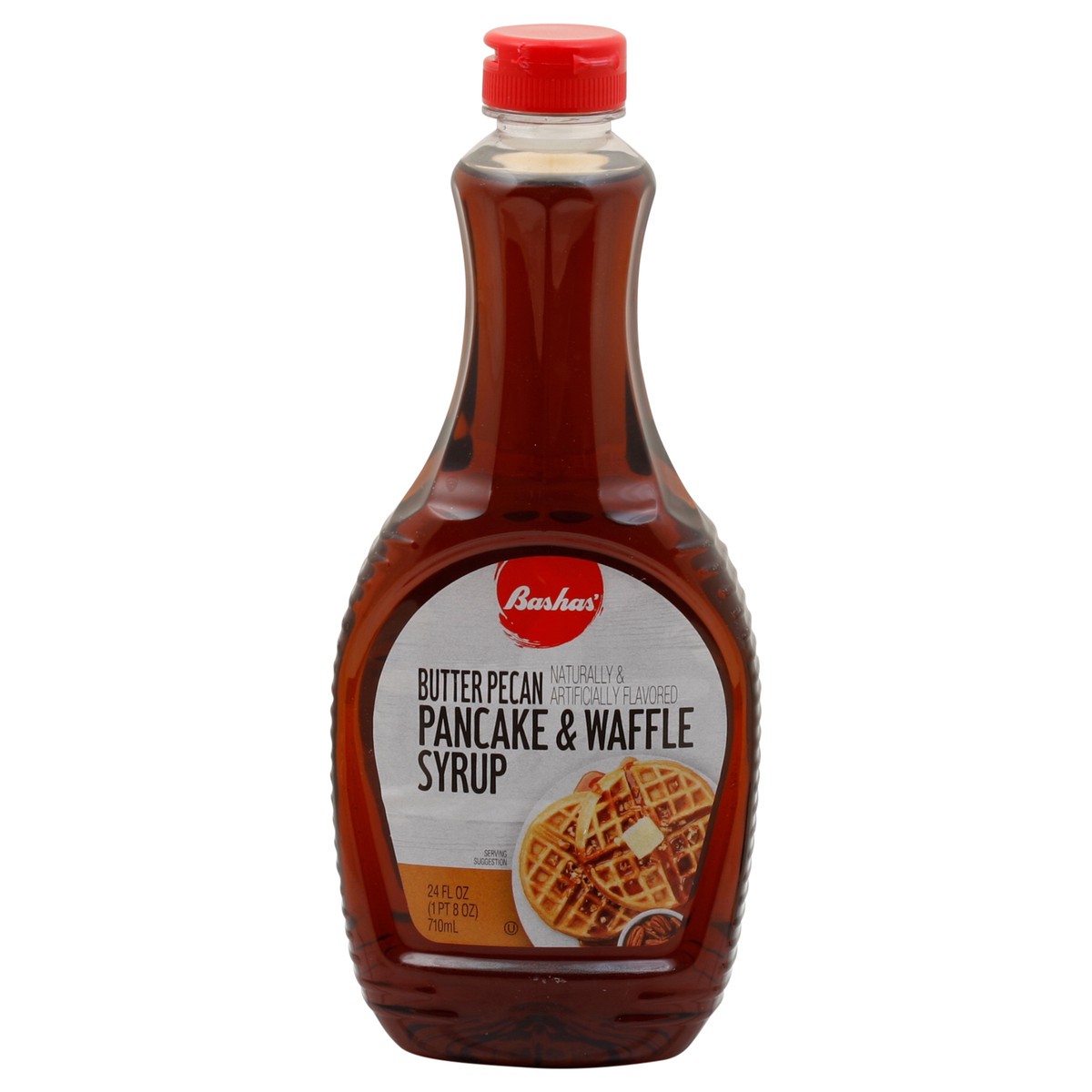 slide 14 of 14, Bashas Pancake Syrp Bttr Pecn, 24 oz
