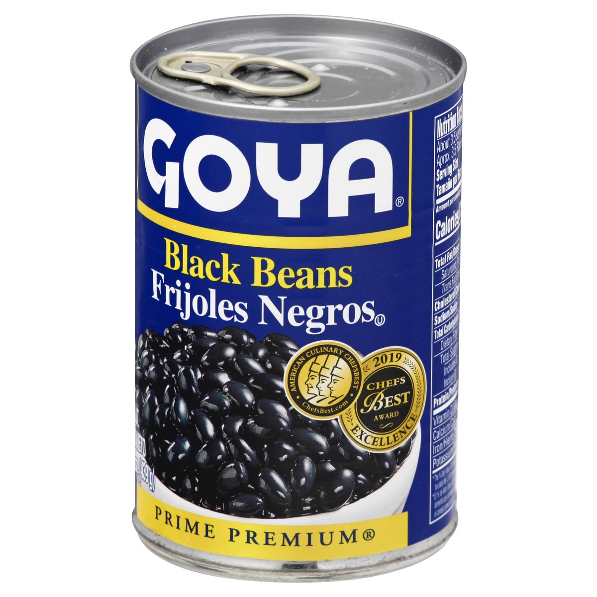 slide 3 of 9, Goya Black Beans, 15.5 oz