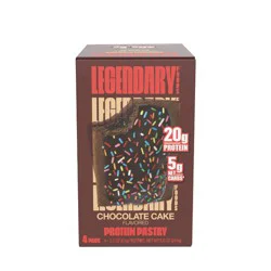 Legendary Foods Chocolate Cake Flavored Protein Pastry 4 - 2.2 oz Pastries