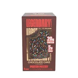 Legendary Foods Chocolate Cake Flavored Protein Pastry 4 - 2.2 oz Pastries