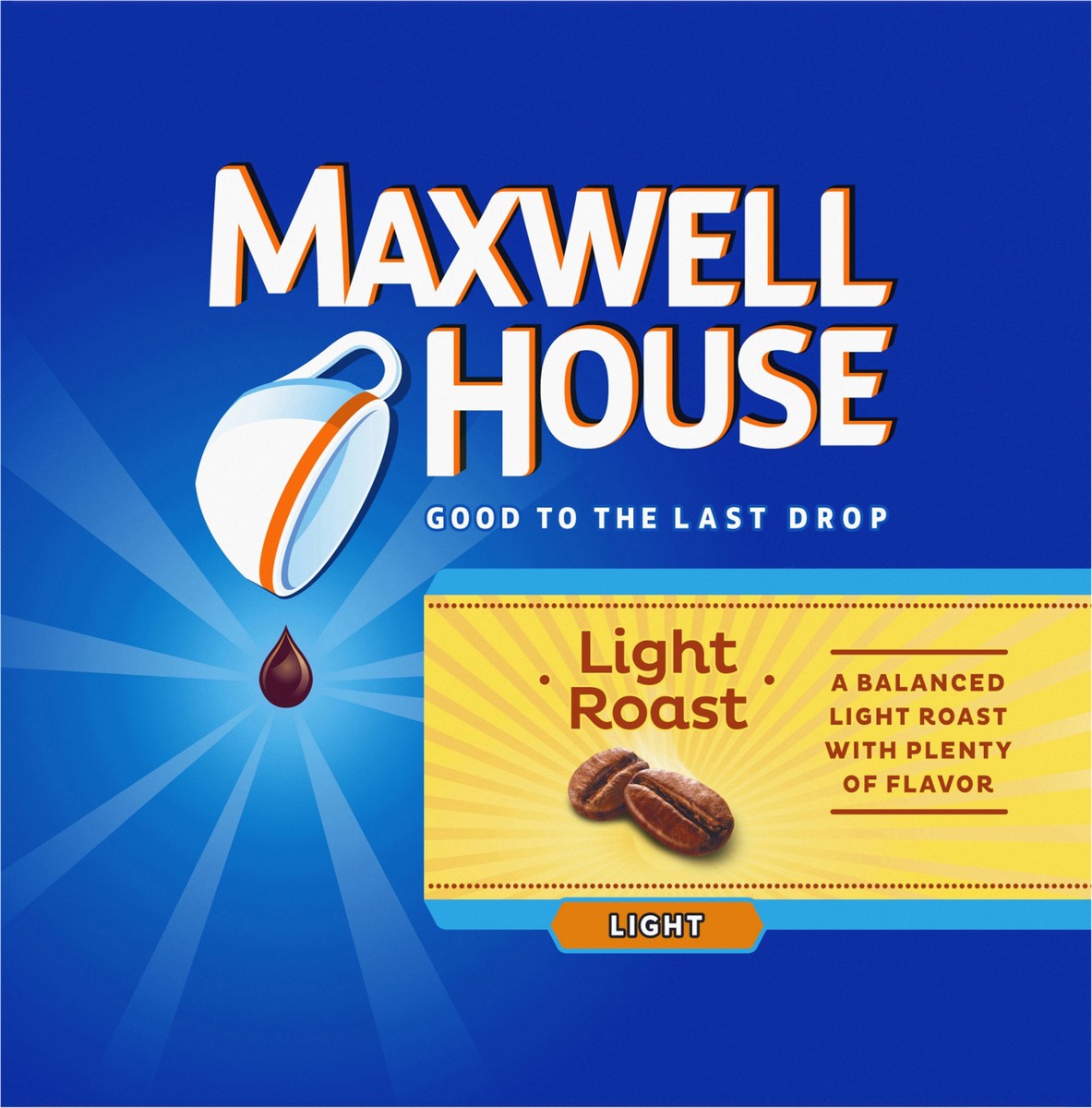 slide 8 of 9, Maxwell House Light Coffee Light Roast K-Cup Coffee Pods, 12 ct Box, 12 ct