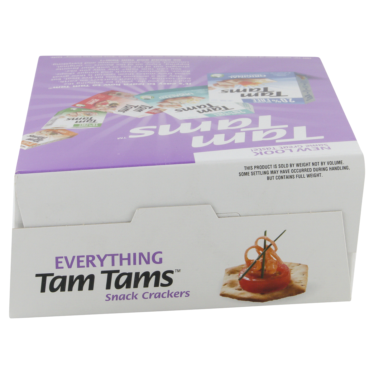 slide 4 of 6, Manischewitz Tam Tams Everything Snack Crackers, 9.6 oz