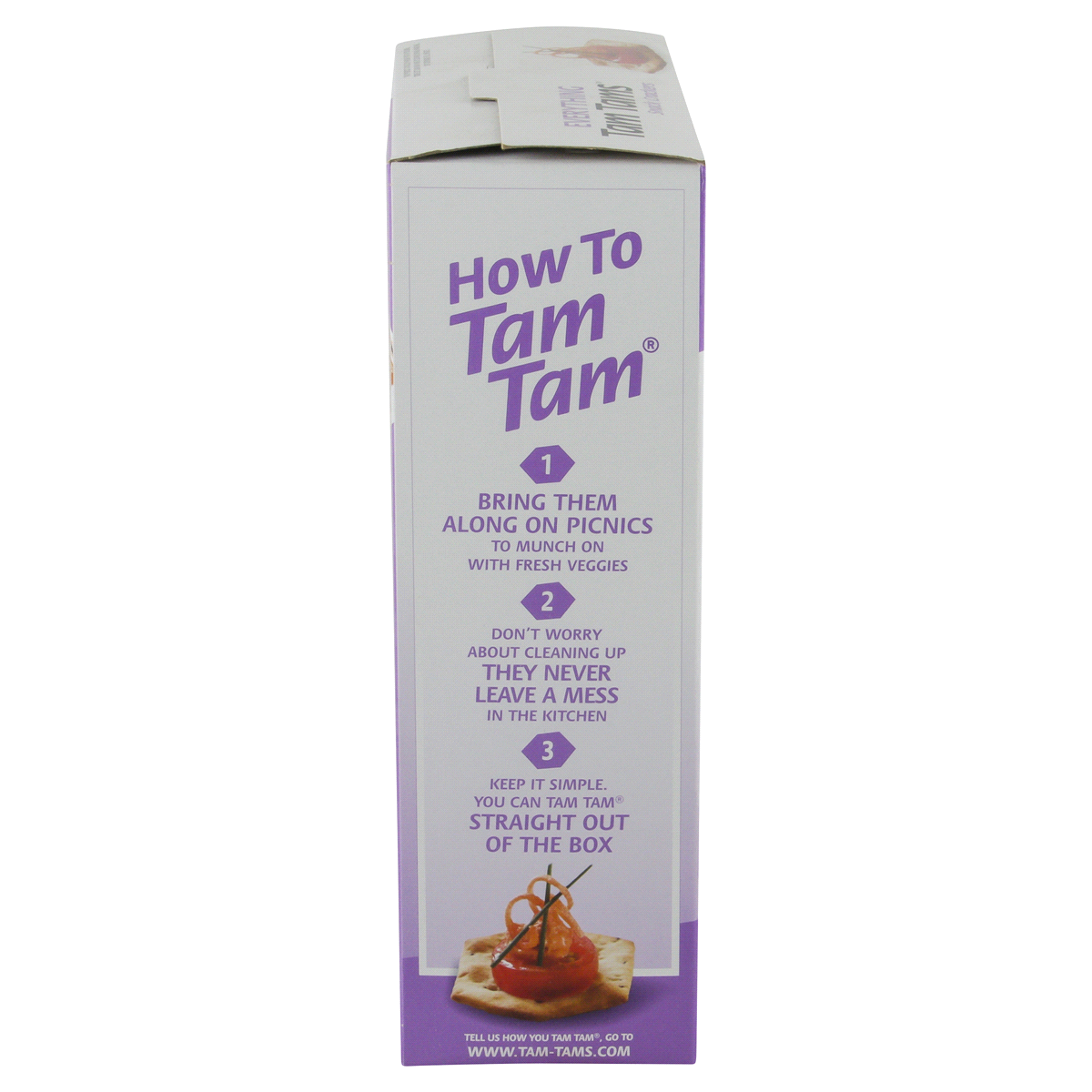 slide 3 of 6, Manischewitz Tam Tams Everything Snack Crackers, 9.6 oz