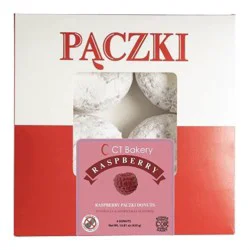 CT Bakery Paczkis Donuts With Raspberry Filling And Icing Sugar